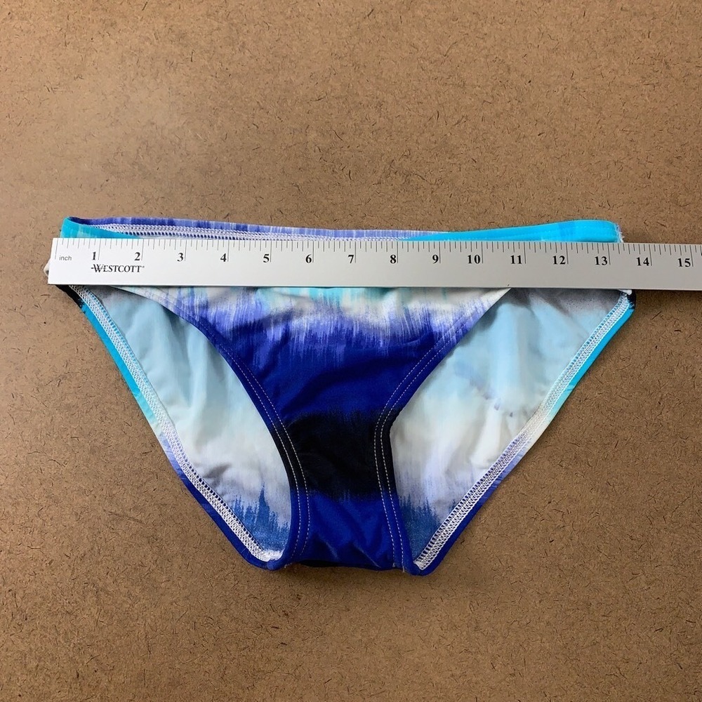 Relax By Tommy Bahama Womens Bikini Swim Bottom Blue Black Ombre Stretch XS New - Picture 3 of 6